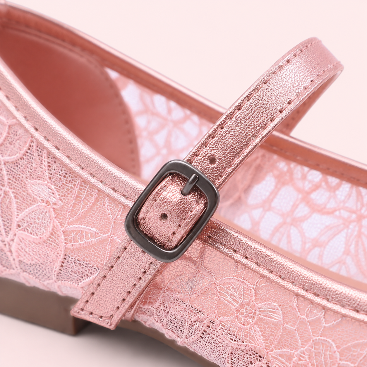 Pink Lace Mary Jane