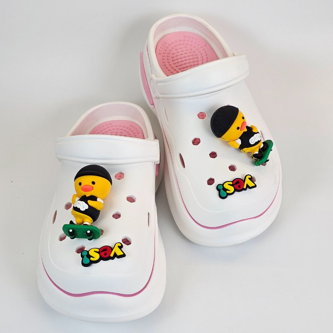 Skater Duck Clogs Pink