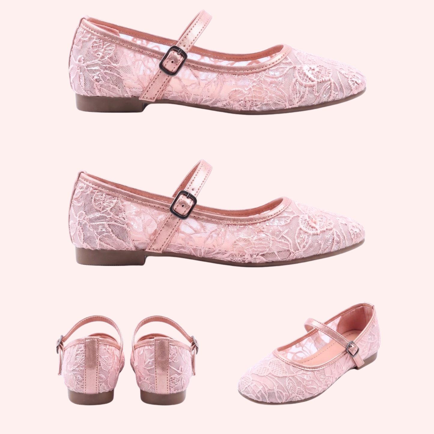 Pink Lace Mary Jane