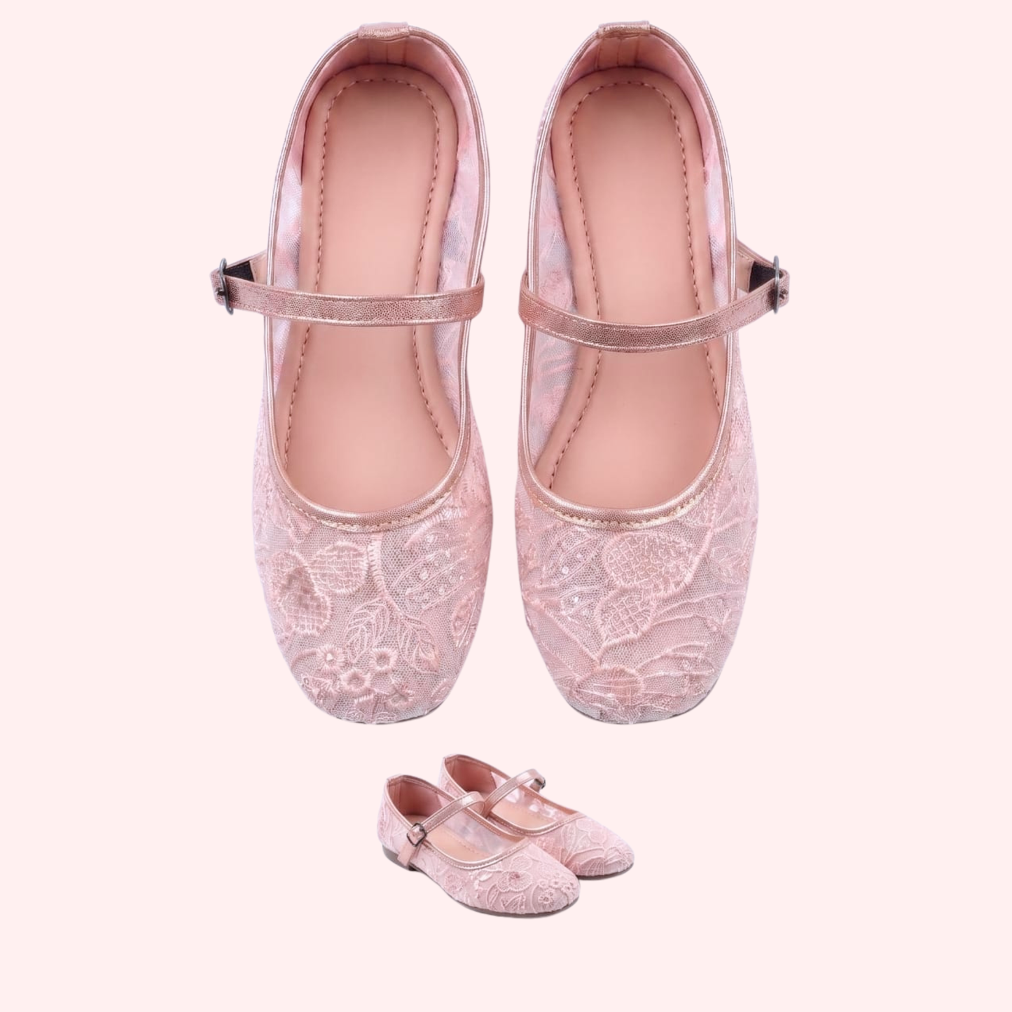 Pink Lace Mary Jane