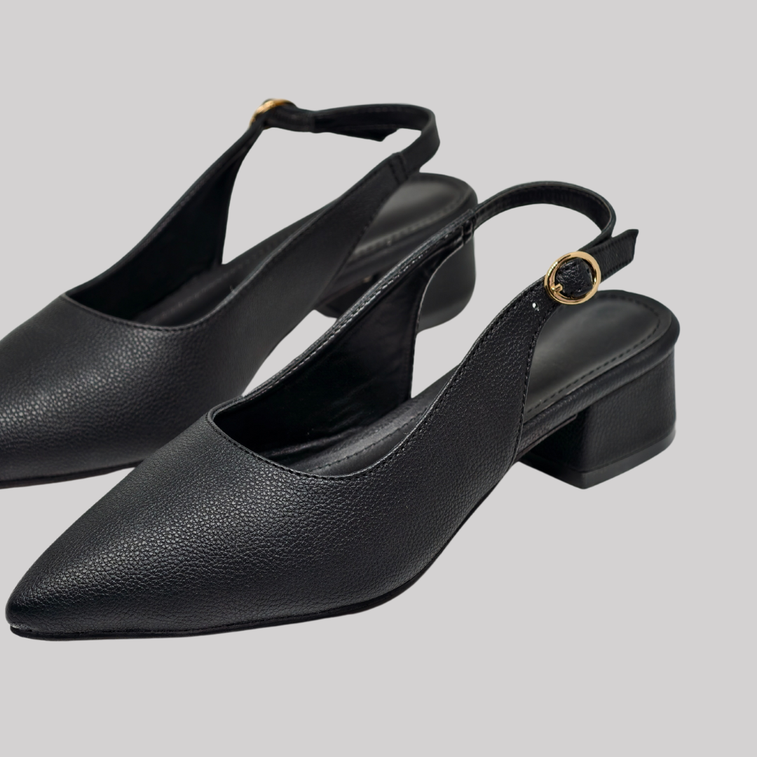 Midnight Black Heels