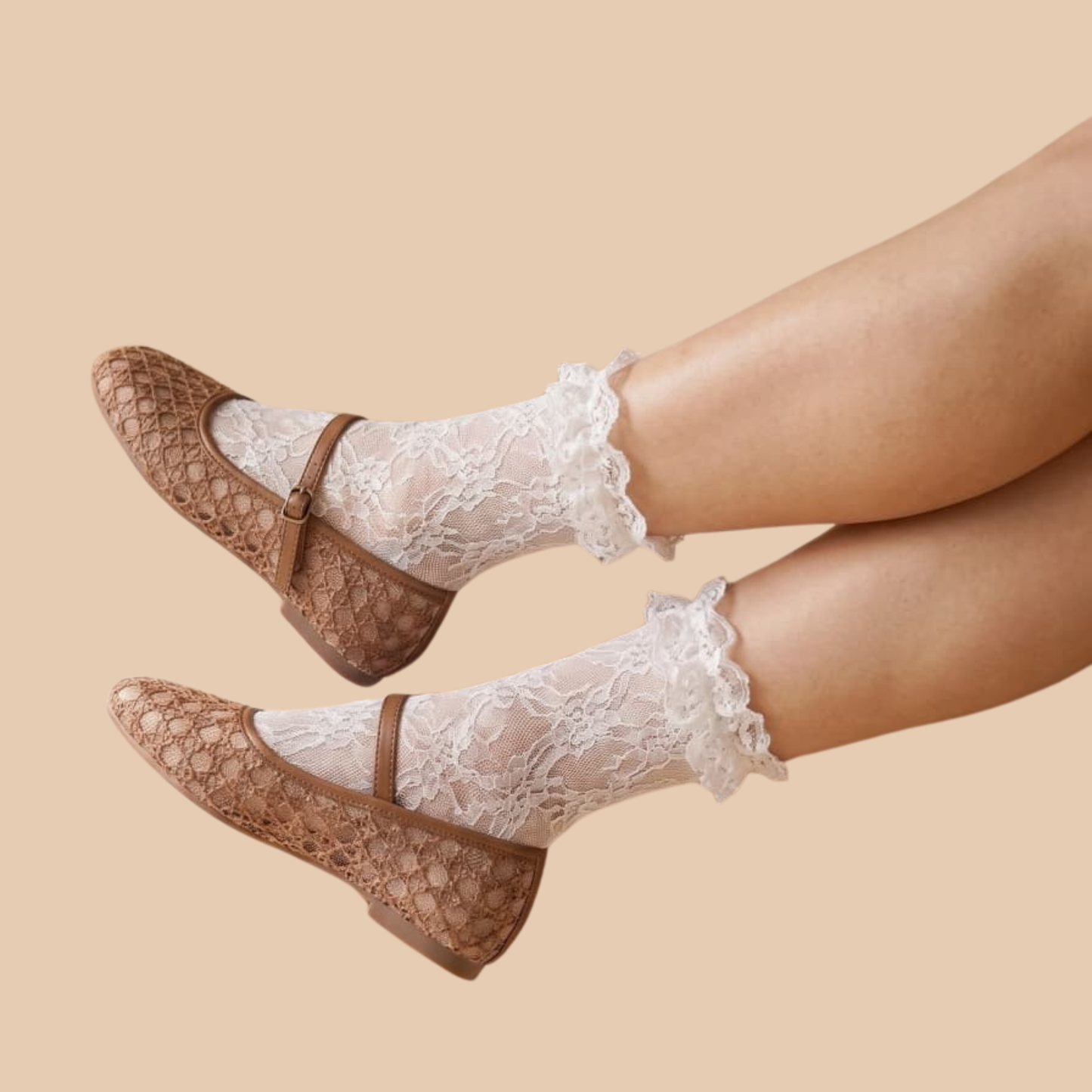 Cocoa Lace Mary Jane