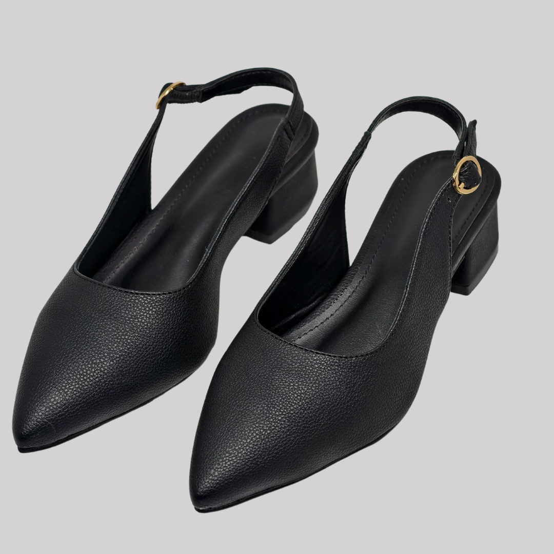 Midnight Black Heels