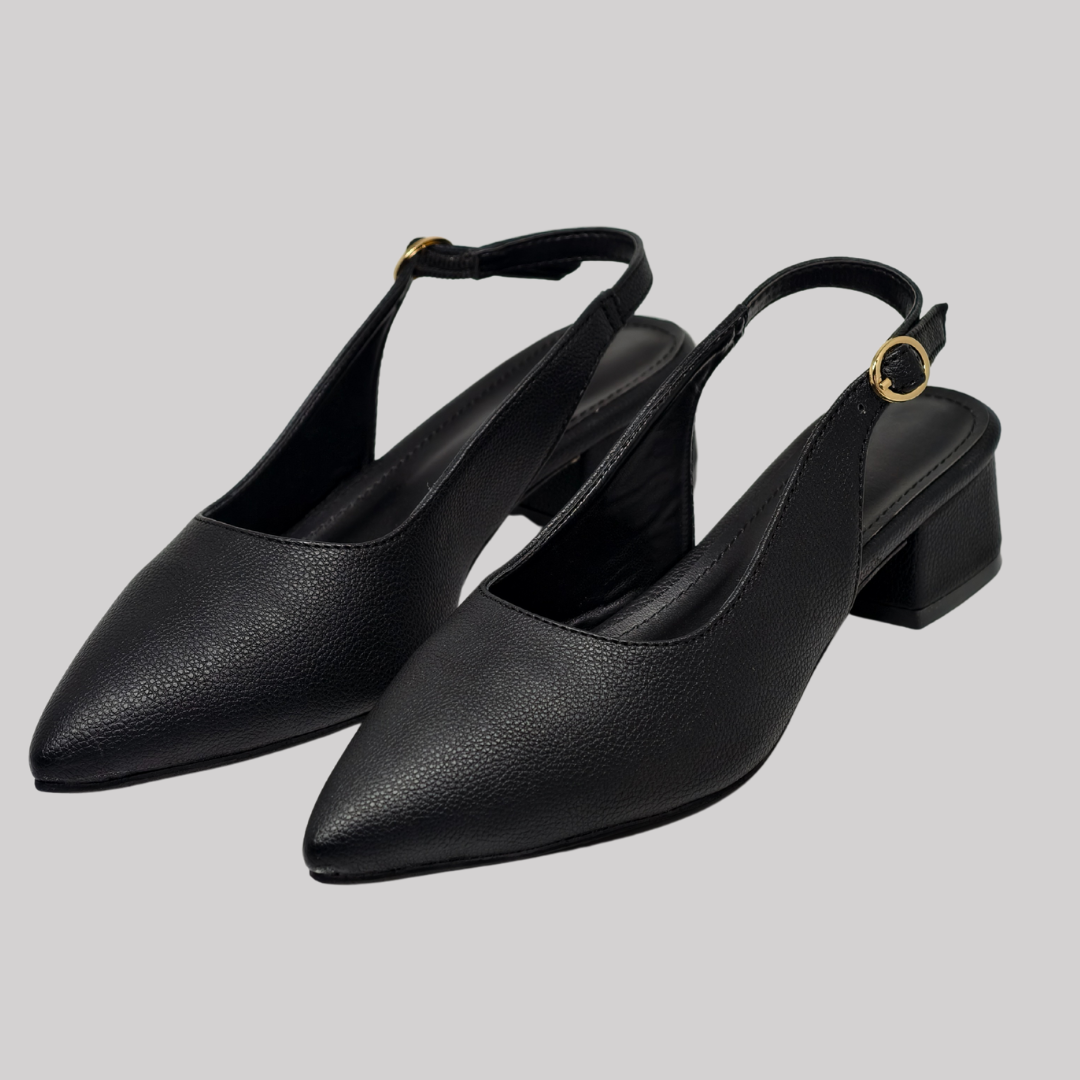Midnight Black Heels