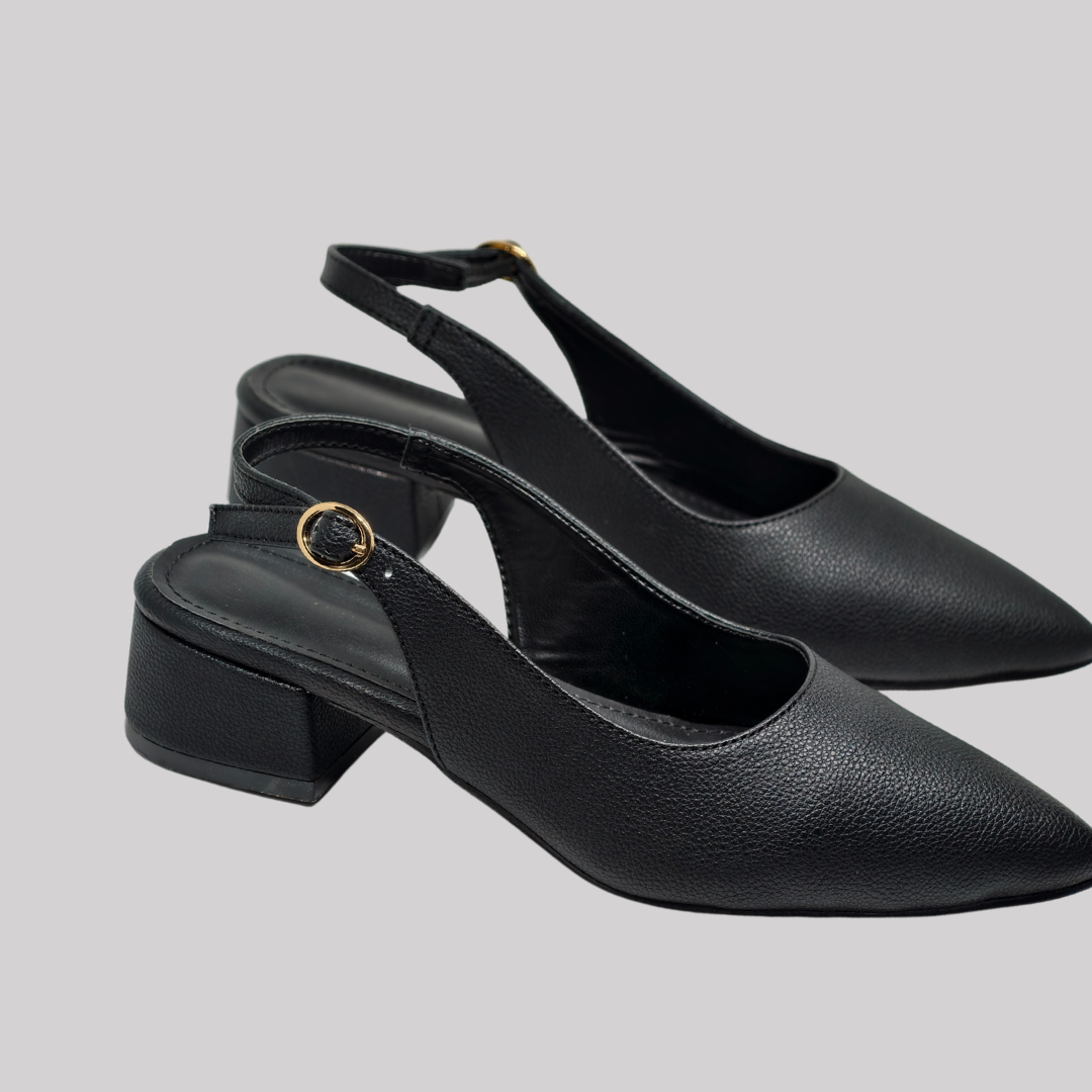 Midnight Black Heels