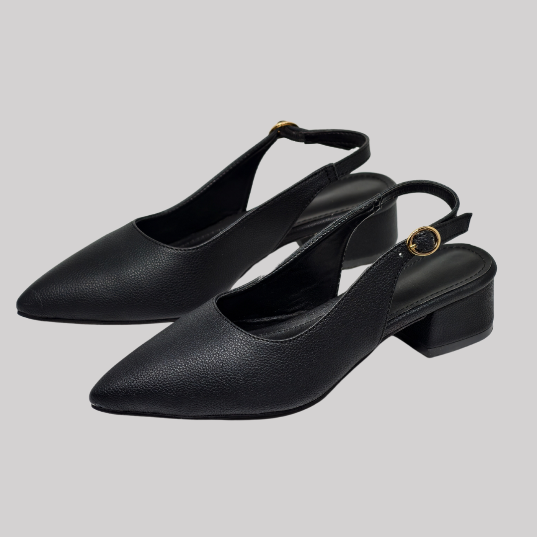 Midnight Black Heels