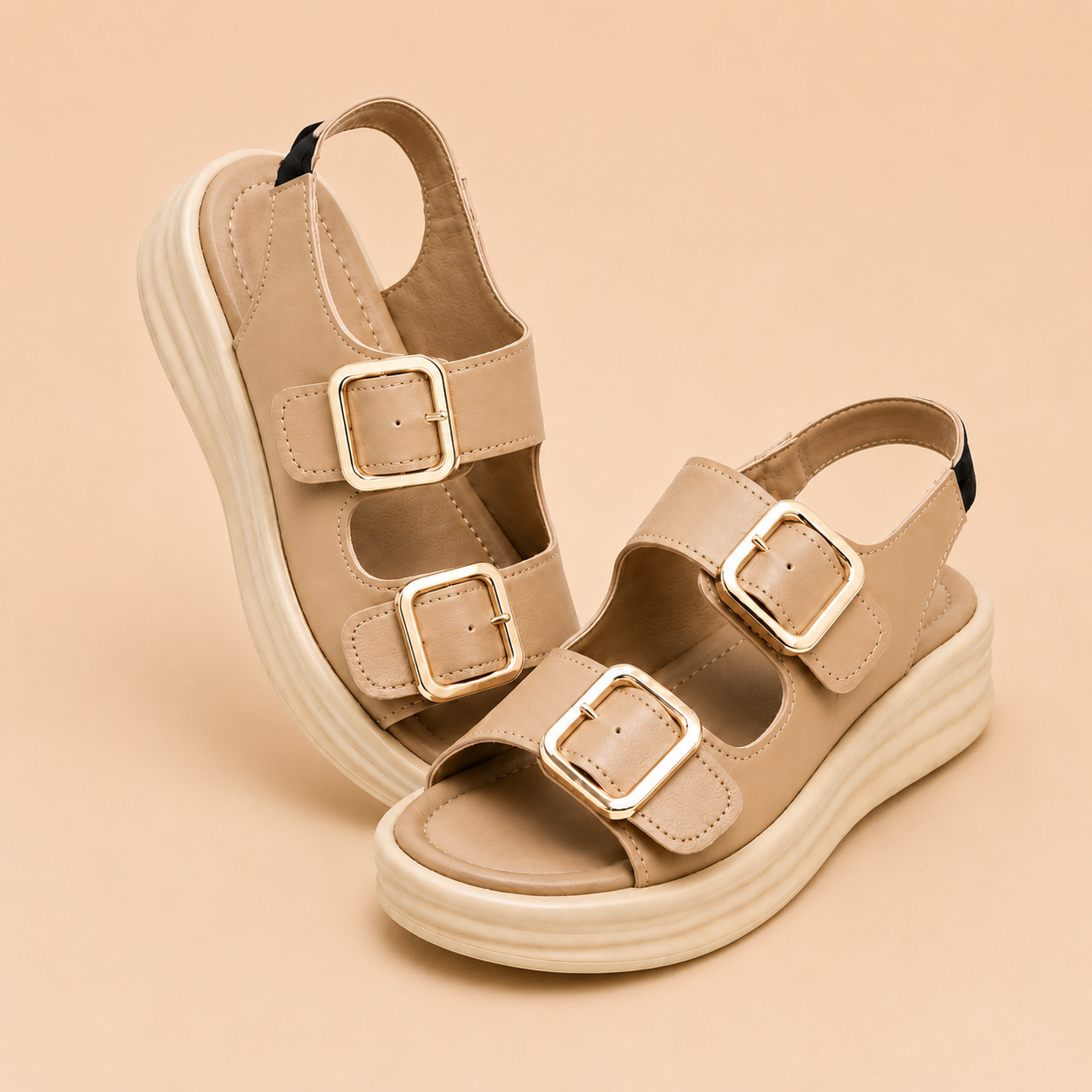 Buttercup Double Buckle Platform Sandals