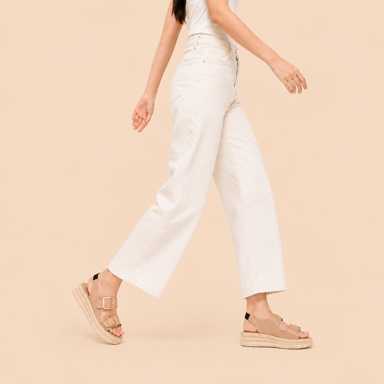 Buttercup Double Buckle Platform Sandals