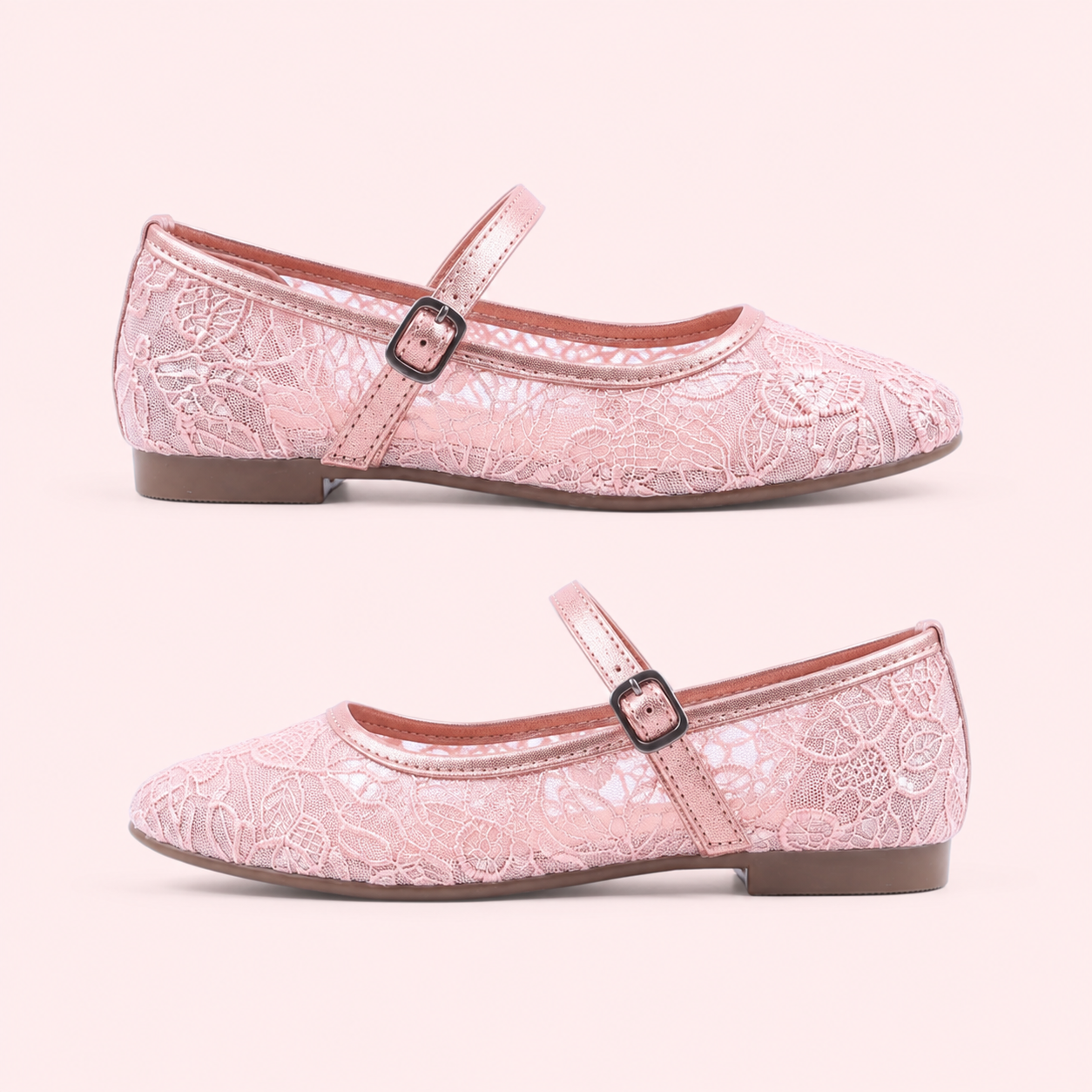 Pink Lace Mary Jane