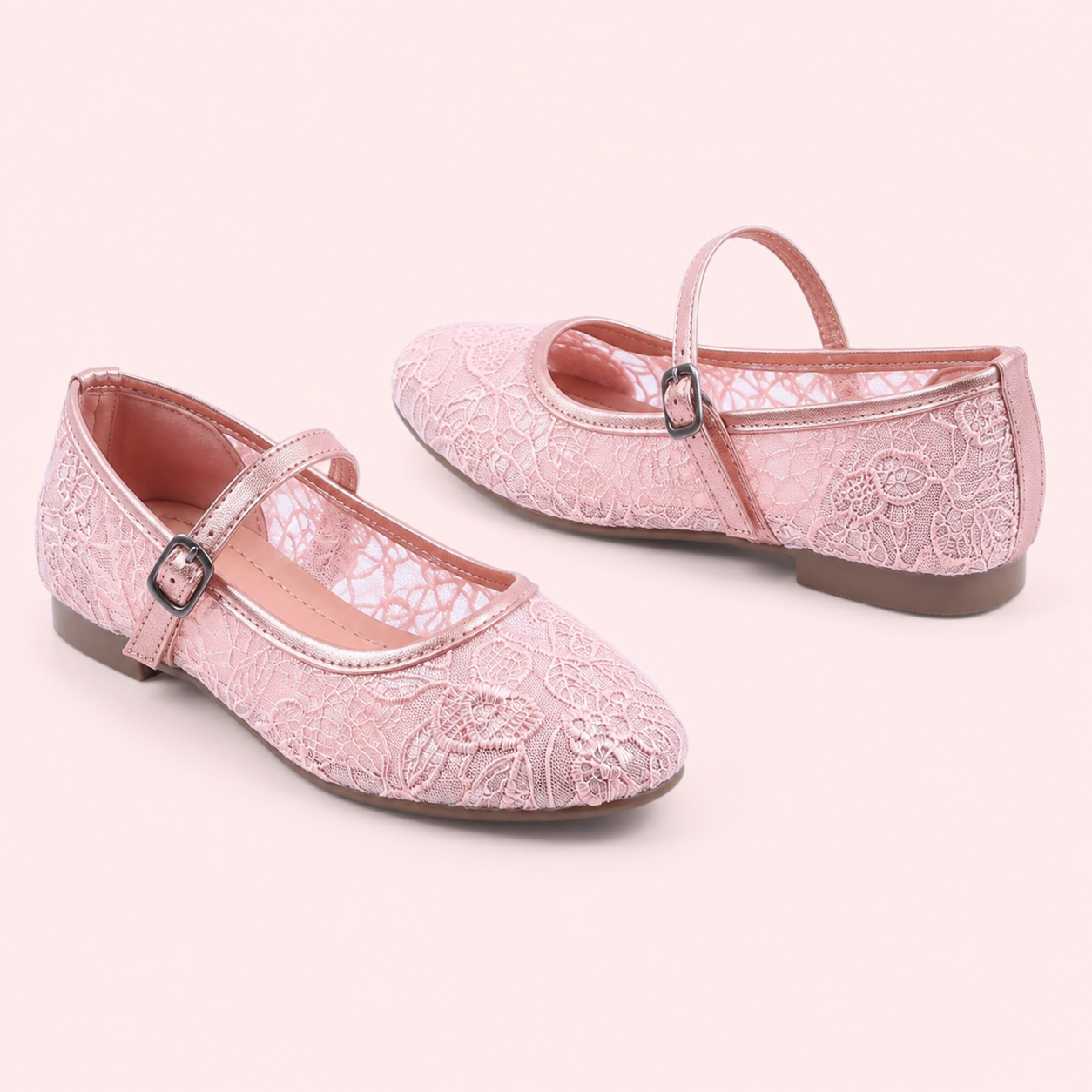Pink Lace Mary Jane
