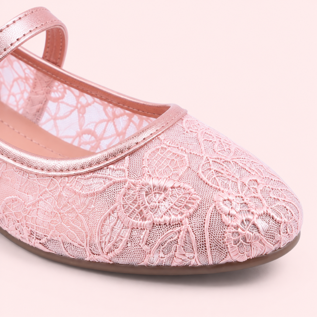 Pink Lace Mary Jane