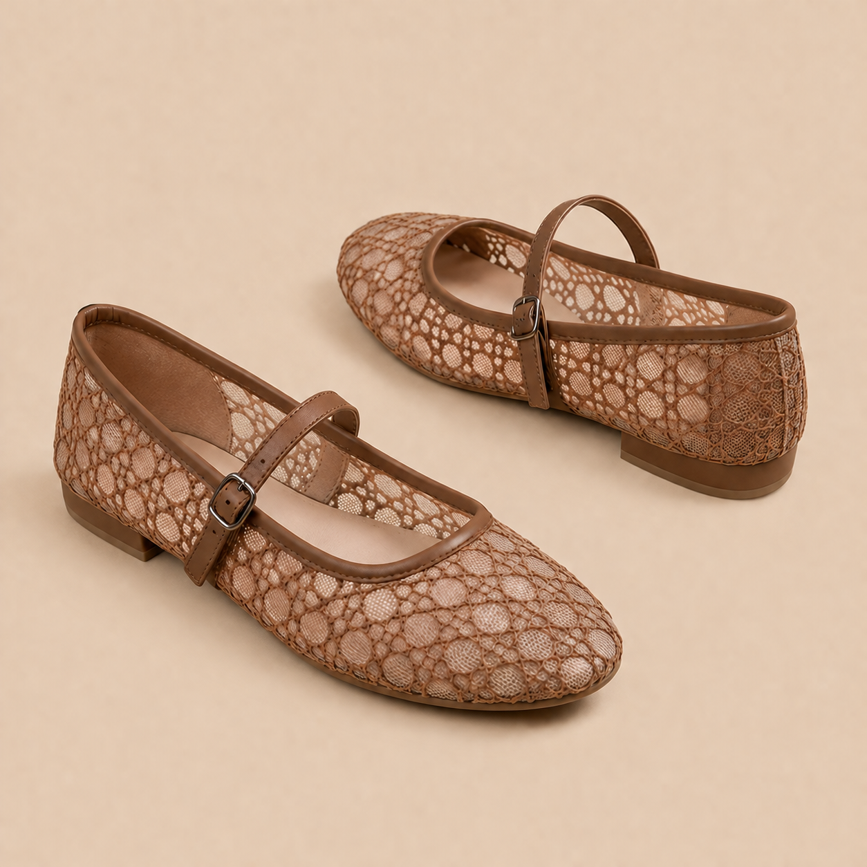 Cocoa Lace Mary Jane