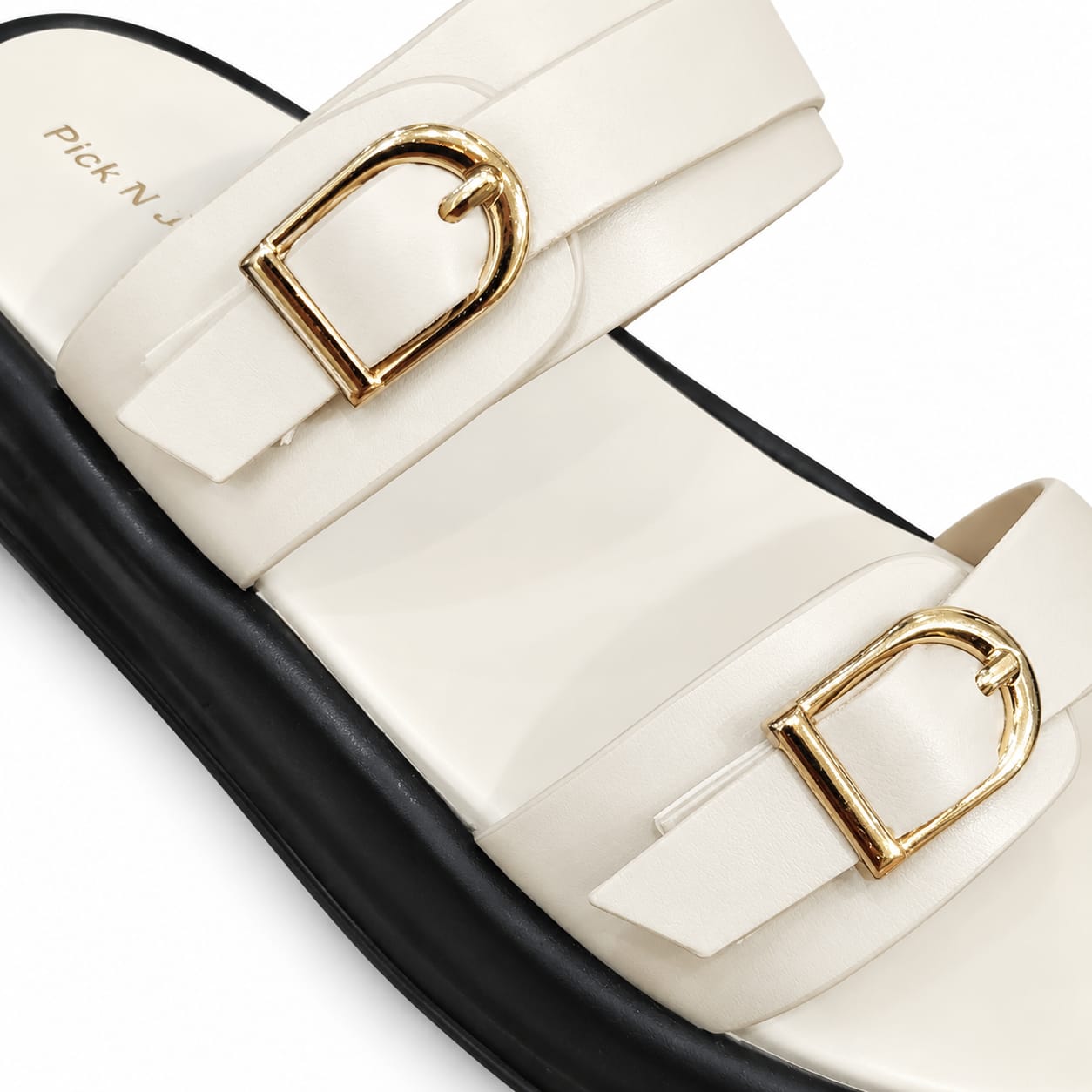 Coco Black Sole Platform Slides