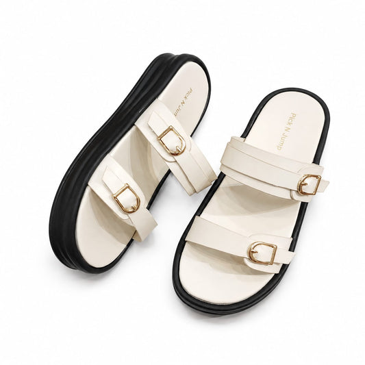 Coco Black Sole Platform Slides