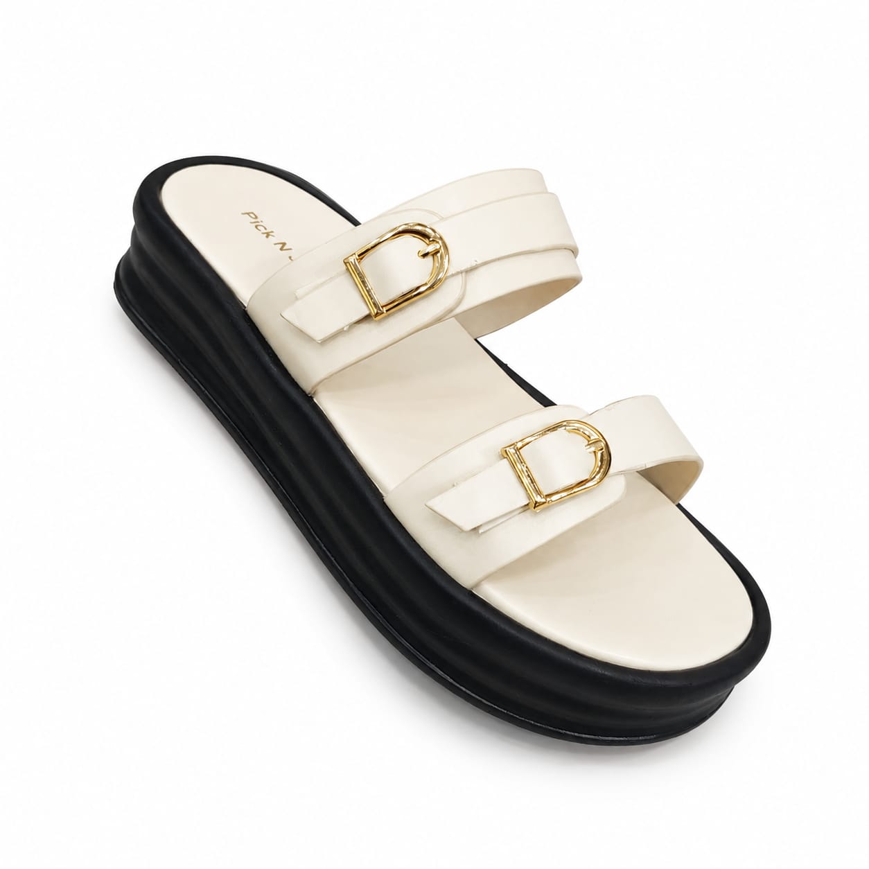 Coco Black Sole Platform Slides